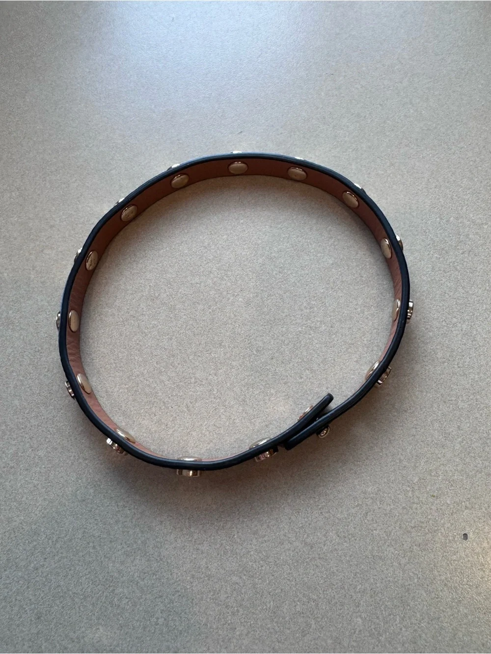 Tory Burch leather choker necklace